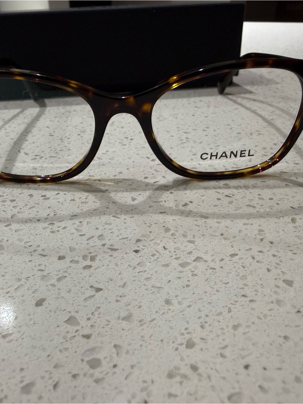 CHANEL Tortoiseshell Brown Women's Optical Frames